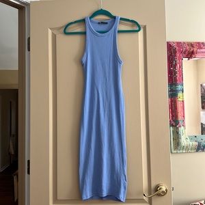 Zara ribbed midi dress